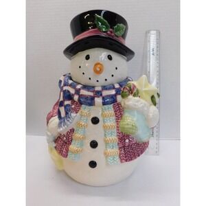 Gibson Snowman Cookie Jar